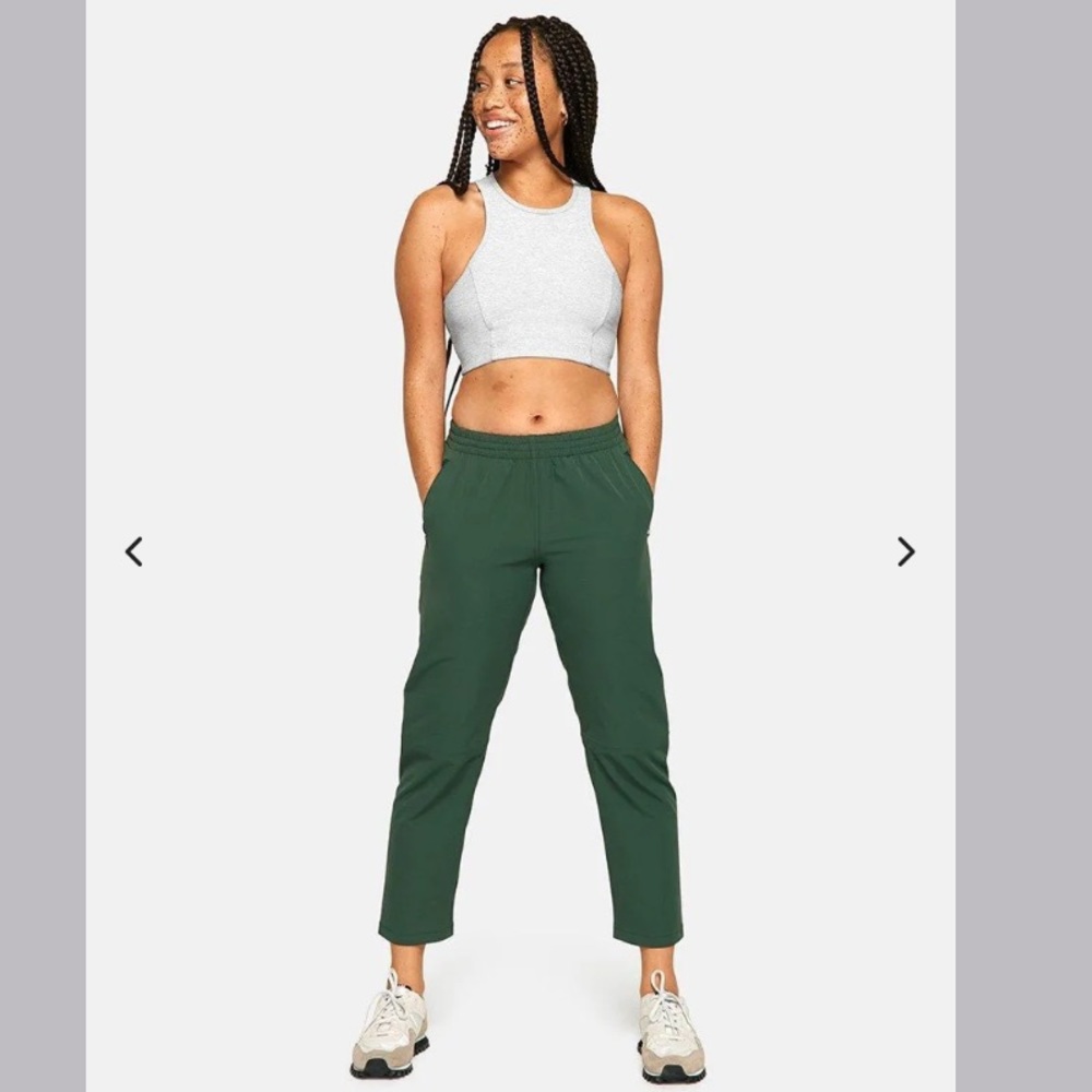 Outdoor Voices Green Track Pants